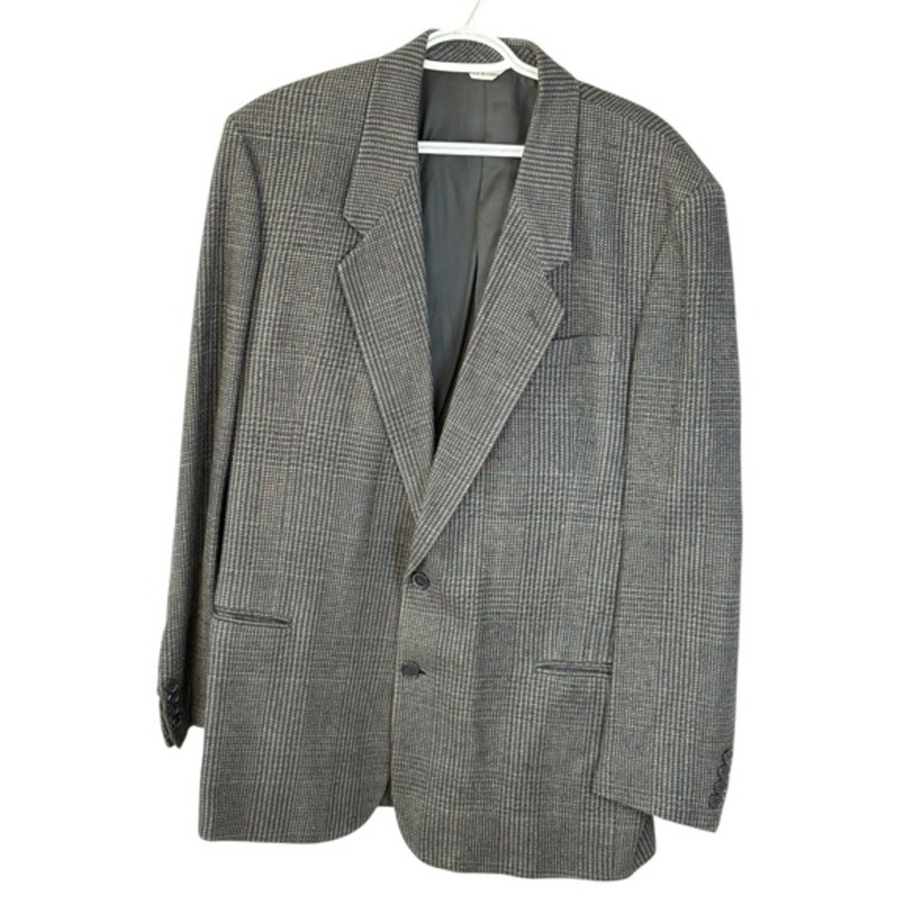 Cellini Collection Mens Tweed Blazer Jacket 42L‎ 100% Pure Silk Hand Tailored